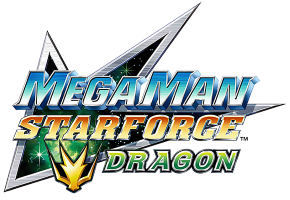 Mega Man Star Force Dragon title screen for Nintendo DS